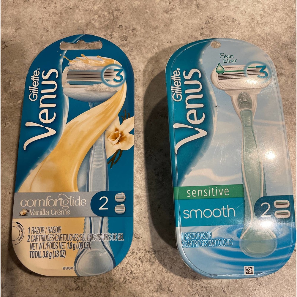 2 Gilette Venus Glide Women’s Razor with 2 cartridges